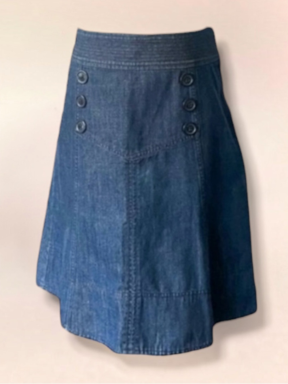 MARC JACOBS COTTON DENIM SKIRT
